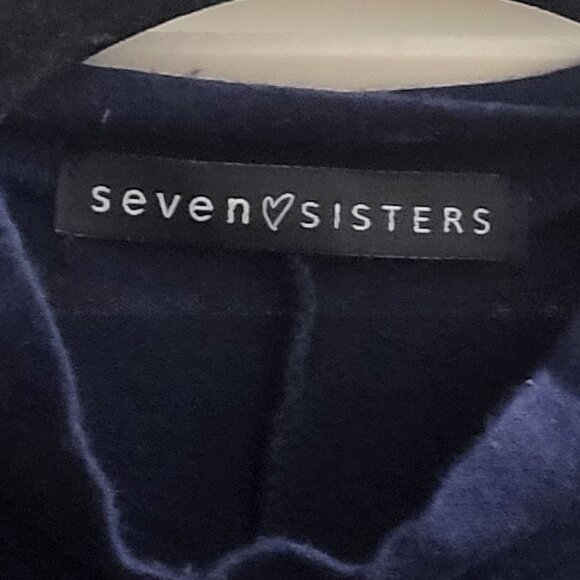 Girls Navy Slim Midi Dress XS - Picture 3 of 3